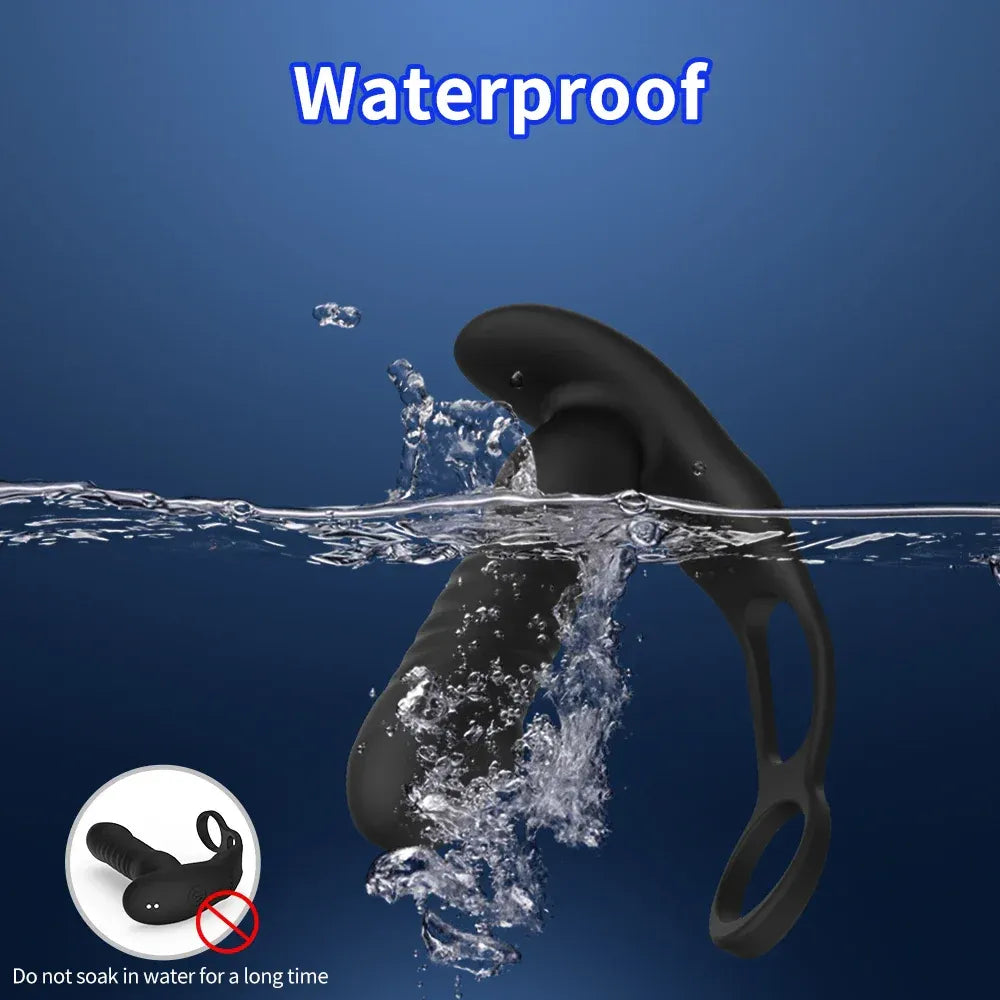 Wireless Thrusting Anal Plug For Men